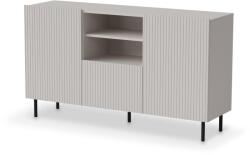 Halmar PAXOS KM-1 komód, szín: kasmír/fekete