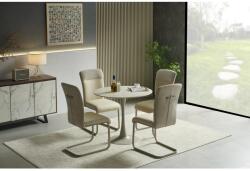 Halmar TOLIO étkezőasztal, kerek, szín: travertin/kasmír