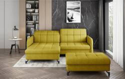 ELTAP Sarok lorelle + pouf lounge ülőgarnitúra szett, sárga - smartbutor - 564 200 Ft