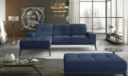 ELTAP Corner torrense + pouf lounge ülőgarnitúra szett, sötétkék - smartbutor - 600 600 Ft