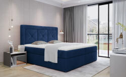 Eltap Idris 140x200 boxspring ágy sötétkék - smartbutor