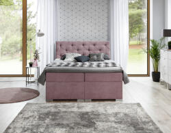 Eltap Balvin 140x200 boxspring ágy rózsaszín - smartbutor - 348 600 Ft