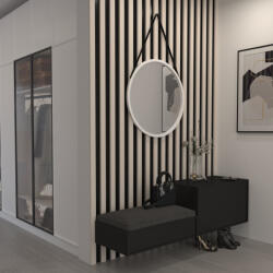 ELTAP Grace kerek tükör pánton 60cm tükör, fehér - smartbutor