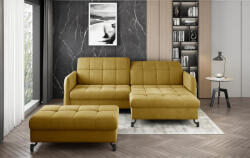 ELTAP Sarok lorelle + pouf lounge ülőgarnitúra szett, sárga - smartbutor - 579 600 Ft