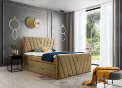 Eltap Candice 180x200 boxspring ágy világosbarna - smartbutor