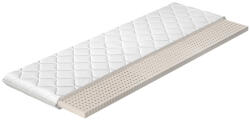 Eltap Topper latex 90x200 hipoallergén huzat, fehér - smartbutor