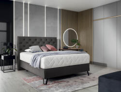 Eltap Cortina 140x200 boxspring ágy sötétszürke - smartbutor