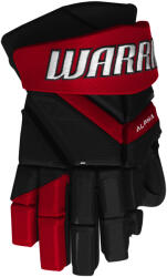 Warrior Alpha LX3 Team Black/Red Junior Hokikesztyűk 12 hüvelyk