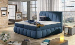 Eltap Vincenzo 160x200 boxspring ágy sötétkék - smartbutor