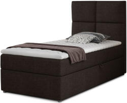 Eltap Rivia 90x200 boxspring ágy sötétbarna - smartbutor