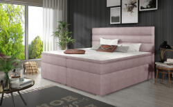 Eltap Puha 180x200 boxspring ágy rózsaszín - smartbutor