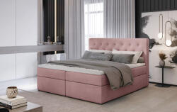 Eltap Loree 140x200 boxspring ágy rózsaszín - smartbutor