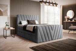 Eltap Candice 140x200 boxspring ágy sötétszürke - smartbutor - 441 000 Ft