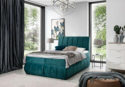 Eltap Vincenzo 160x200 boxspring ágy sötétzöld - smartbutor