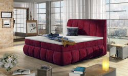 Eltap Vincenzo 140x200 boxspring ágy piros - smartbutor