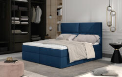 Eltap Borostyán 185x210 boxspring ágy sötétkék - smartbutor