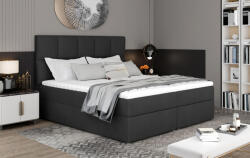 Eltap Fényes 185x210 boxspring ágy sötétszürke - smartbutor - 345 100 Ft