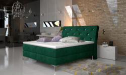 Eltap Adel 140x200 boxspring ágy sötétzöld - smartbutor