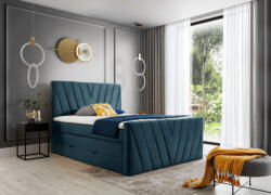 Eltap Candice 160x200 boxspring ágy sötétkék - smartbutor - 495 600 Ft