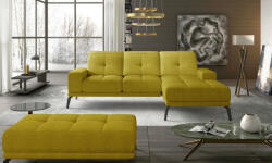 ELTAP Corner torrense + pouf ülőgarnitúra szett, sárga - smartbutor - 618 100 Ft