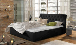 Eltap Milano 200x200 fa keretes ágy fekete - smartbutor