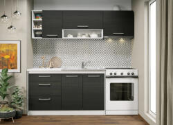 Mobiro Konyha Noir - 10 - 200 cm - smartbutor