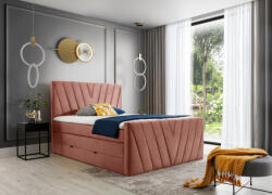 Eltap Candice 140x200 boxspring ágy rózsaszín - smartbutor - 452 900 Ft