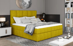 Eltap Fényes 165x210 boxspring ágy sárga - smartbutor