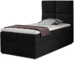 Eltap Rivia 90x200 boxspring ágy fekete - smartbutor