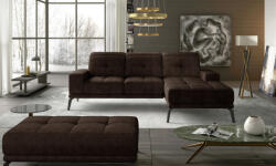 ELTAP Corner torrense + pouf ülőgarnitúra szett, sötétbarna - smartbutor - 638 400 Ft