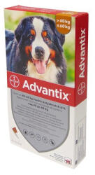 Elanco ADVANTIX SPOT ON 40-60KG KUTYA 4 PIPETTA/ doboz - dogclub