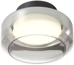 Redo Group Solera fekete-átlátszó LED mennyezeti lámpa (RED-01-3588) LED 1 izzós IP20