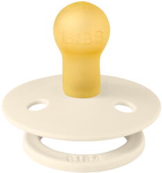 BIBS játszócumi - Colour natúr kaucsuk 0-6 hó krémfehér 1 db tasakban