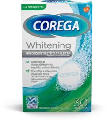 Corega Whitening antibakteriális hatású műfogsortisztító tabletta 30 db