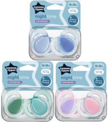 Tommee Tippee játszócumi CTN Night 2 db 18-36hó - patikamra