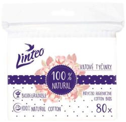 Linteo fültisztító pálcika papír 100% natural 80db zacskóban