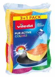 Vileda Color Pur Active mosogatószivacs 3+1 db - patikamra