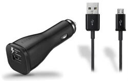 Samsung EP-LN915U fekete gyári autós gyorstöltő 10W micro USB adatkábellel