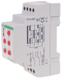 F&F PCU-520 230V Időrelé, aszimetrikus ütemadó, 230V, 0, 1s-24 nap Két független időérték beállítása (PCU-520) (PCU-520)