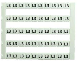 IMO SK MT5-L3 Sorkapocs jelölő címke 5x5 mm, fehér, L3 jelöléssel nyomtatott (MT5-L3) (MT5-L3)