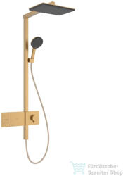 Hansgrohe RAINDANCE ALIVE Q Puro Showerpipe 210/340 Ecosmart 1 jet termosztátos zuhanyrendszer, szálcsiszolt bronz 24581140 (24581140)