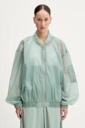 MM6 Maison Margiela rövid kabát türkiz, átmeneti, S52AM0327 - türkiz S