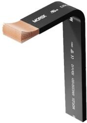 MOREK MOFLEX 24x1x4 Flexibilis szigetelt rézsín, 24x1x4mm, 96mm2, 470A, 2m szál (MMC0240401) (MMC0240401)