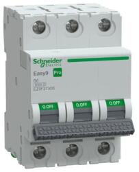 Schneider Electric EZ9F27306 EASY9 PRO Kismegszakító 6kA, 3P, B, 6A