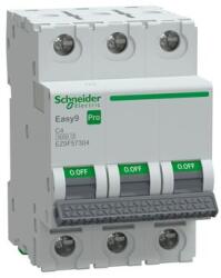 Schneider Electric EZ9F57304 EASY9 PRO Kismegszakító 6kA, 3P, C, 4A