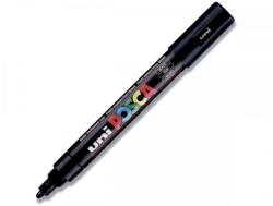 uni Dekormarker 1, 8-2, 5mm, Uni Posca PC-5M fekete (2UPC5MF) - tintasziget