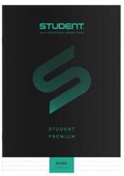 ICO Füzet, tűzött, A4, vonalas, 32 lap, ICO "Student Premium", fekete (TICSFPV) - tintasziget