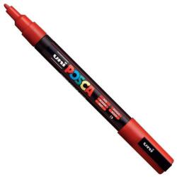 uni Dekormarker 0, 9-1, 3mm, Uni Posca PC-3M piros (2UPC3MP) - tintasziget