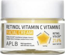 APLB Retinol Vitamin C Vitamin E Facial Cream - Hidratálókrém Retinollal, C- És E-vitaminnal 55ml