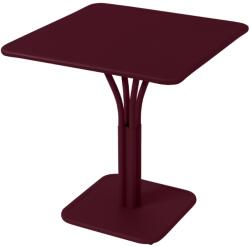 Fermob Cseresznyepiros fém asztal Fermob Luxembourg talapzat 71 x 71 cm (FB-4146-B9)
